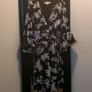 Simply Beautiful Floral  Bell sleeve Dress